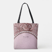 Pink Flower Tote Bag トートバッグ (裏面)