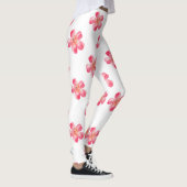 Pink Flower Tropical レギンス (右)