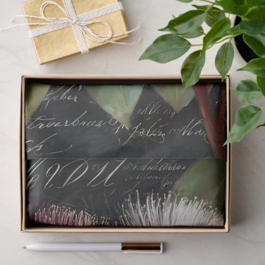 Pink Flowering Gumnut Decoupage 薄葉紙 (ギフト)