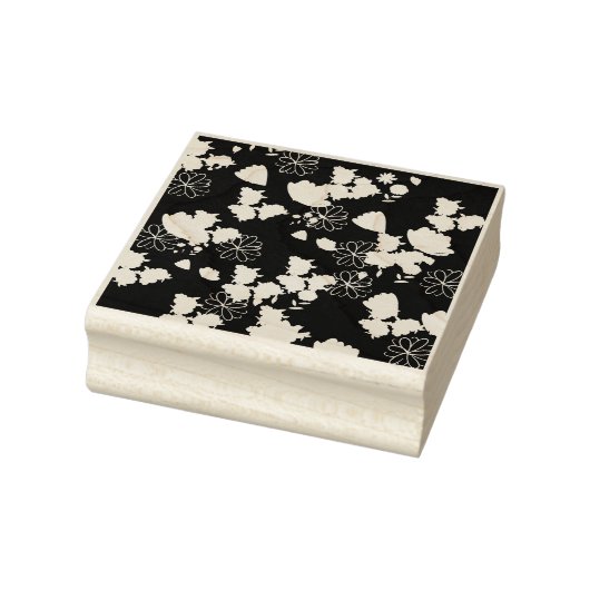 pink flowers ラバースタンプ (スタンプ)