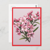PINK FLOWERS #2 Postcard ポストカード (正面/裏面)