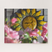 Pink Flowers and Sun - Martha's Vineyard ジグソーパズル (横)