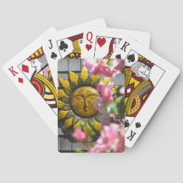 Pink Flowers and Sun - Martha's Vineyard トランプ