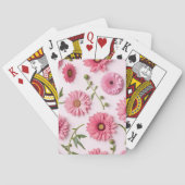 Pink Flowers Classic Playing Cards トランプ (裏面)