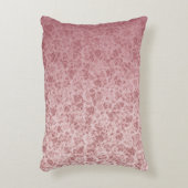 Pink flowers degraded アクセントクッション (正面(垂直))