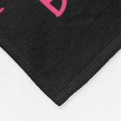 Pink Flowers Heart I'm A Survivor Breast Cancer Aw フリースブランケット (角)