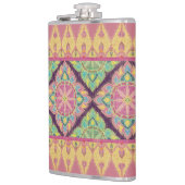 Pink flowers in the Garden フラスク (左)