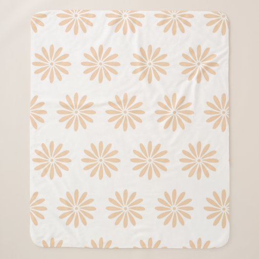 Pink flowers pattern. art,artwork,background,bloom シェルパブランケット (正面)