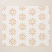 Pink flowers pattern. art,artwork,background,bloom シェルパブランケット (正面(横))