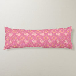 Pink Flowers Pattern Body Pillow ボディピロー