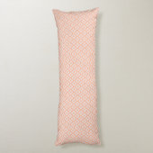 Pink Flowers Pattern Body Pillow ボディピロー (裏面 (縦))