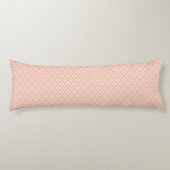Pink Flowers Pattern Body Pillow ボディピロー (正面)