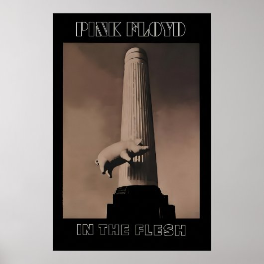 Pink Floyd 1977 Concert Tour Poster Print 1 ポスター (正面)