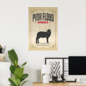 Pink Floyd, Sheep, Original Print Design ポスター (ホームオフィス)