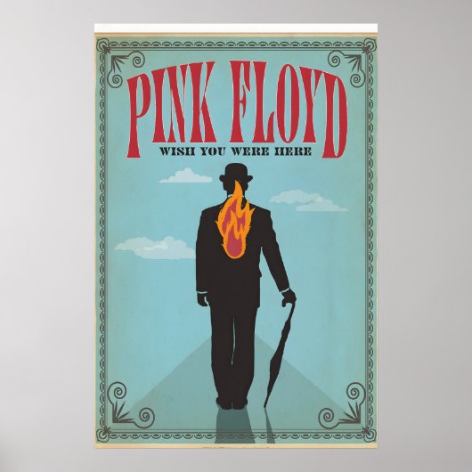 Pink Floyd, Wish You Were Here, Original Print ポスター (正面)