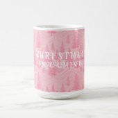 Pink Forest Christmas コーヒーマグカップ (中央)