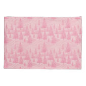 Pink Forest Christmas 枕カバー (裏面-左)