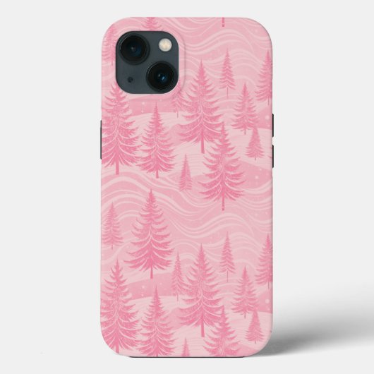 Pink Forest Christmas Case-Mate iPhoneケース (裏面)