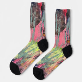 Pink Forest Socks ソックス