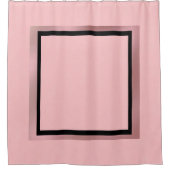 Pink Frame シャワーカーテン (正面)