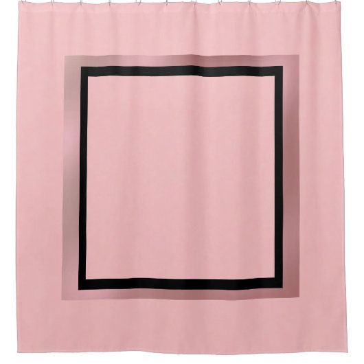 Pink Frame シャワーカーテン (正面)