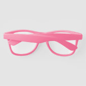 Pink Frame Clear Sunglasses Stylish Everyday Wear サングラス (裏面)