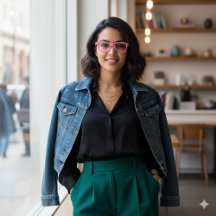 Pink Frame Clear Sunglasses Stylish Everyday Wear