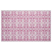 Pink French Toile Pastoral Oak Trees Vintage Decor ファブリック (ファットクウォーター)