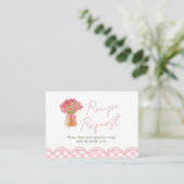 Pink fresh off the market arch Recipe Request エンクロージャーカード (スタンド正面)