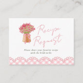 Pink fresh off the market arch Recipe Request エンクロージャーカード (正面)