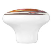 Pink Frosted Donut and Coffee Cup セラミックノブ (側面)