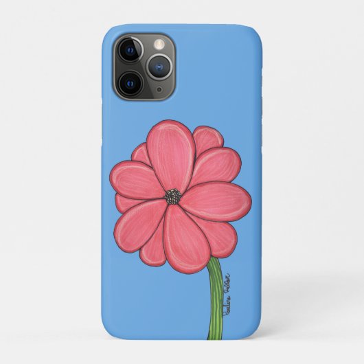 Pink Full Flower Case-Mate iPhoneケース (裏)