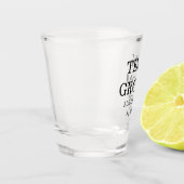 Pink Garden Rose Wedding ショットグラス (左)