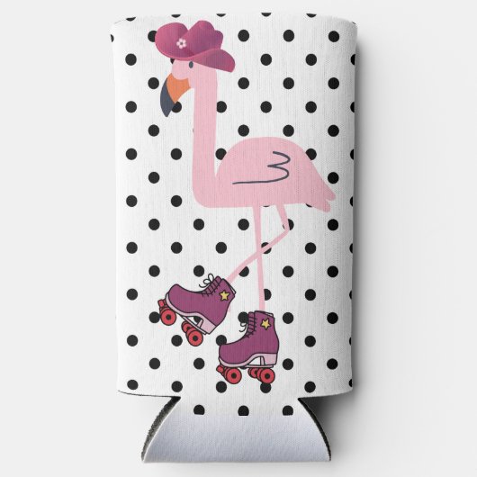 pink garza スリム缶クーラー (正面)