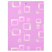 Pink Geometric  クリップボード (裏面)