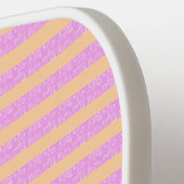 Pink Geometric  ピックルボールラケット (左詳細)