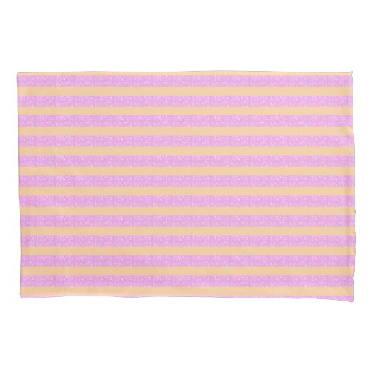 Pink Geometric  枕カバー (正面)