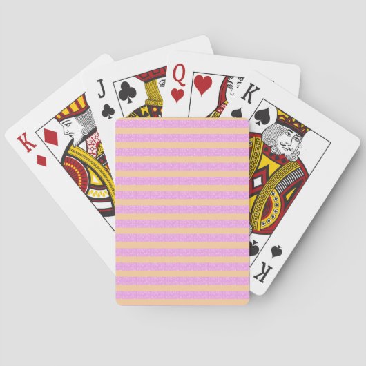 Pink Geometric Classic Playing Cards トランプ (裏面)