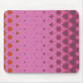 Pink geometric design mouse pad マウスパッド (正面)