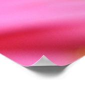 Pink Gerbera Daisy Poster Print ポスター (角)