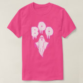 Pink Ghost Boo Halloween Costume  Tシャツ (デザイン正面)