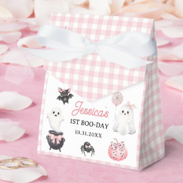 Pink Ghost Halloween 1st Birthday Party フェイバーボックス