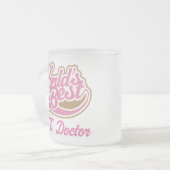 Pink Gift Ent博士 フロストグラスマグカップ (正面左)