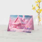 Pink Gingerbread World  カード (黄色い花)