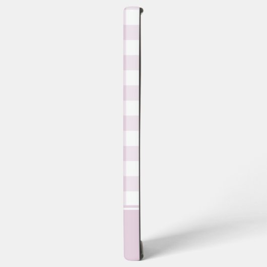 Pink Gingham Check MagSafe Tough Samsung Galaxyケース (左側面)