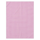 Pink Gingham Checkered Tablecloth for Parties テーブルクロス (正面)