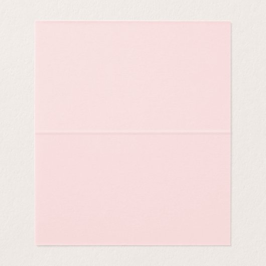 Pink Gingham Coquette Bow Place Card Table Decor (内部フラット)