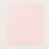 Pink Gingham Coquette Bow Place Card Table Decor (内部フラット)