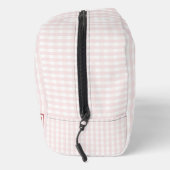 Pink Gingham Cute Plaid Cosmetic Pretty ドップキット (右)