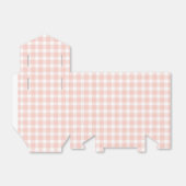 Pink Gingham Favor Box フェイバーボックス (折り畳みなし)